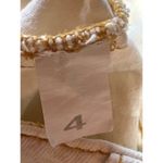 MD Frayed Hem Denim Shorts High Waist Casual Summer Cute White MD Size 4 Photo 3