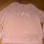 Calvin Klein  Pink Fleece Sweater Photo 0