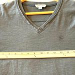 Diesel Gray Women’s V-Neck Tee. Size Medium. Photo 10