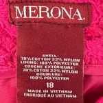 Merona  Crochet Lace Feminine Bold Vibrant Fuchsia Party Mini Skirt Womens 18 Photo 2