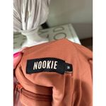 Nookie Rebel Faux Leather Halter Mini Dress Tan Womens Size Medium Photo 11