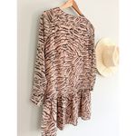 Lovers + Friends  x Revolve | Heart Babydoll Drop Waist Zebra Animal Print | Sz S Photo 6