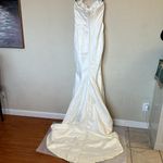 House Of CB HOUSE‎ OF CB size M  'Giselle' Ivory Satin Strapless Bridal Gown NWOT size M Photo 3