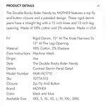 MOTHER Denim  Double Rocky Rider Nerdy Straight Leg Jeans 29 Photo 13