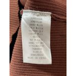 Hera Brown Long Sleeve Cutout Turtleneck Ribbed Knit Mini Bodycon Dress Size S Photo 3