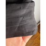 Reformation  Sonny Puff Sleeve Top Size 10 Black Short Sleeve Ruched Blouse Photo 9