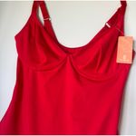 FeelinGirl Tummy Control Shapewear Bodysuits for Women Body Suits Deep V Red Size M Photo 5