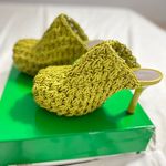 Bottega Veneta Mules in shiny crochet Nappa leather/5.5 Photo 0