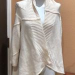Obey  beige open drapey knit cardigan Photo 2