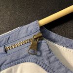 Lauren Ralph Lauren White Chambray Zip Shoulder Tee Size L Photo 6