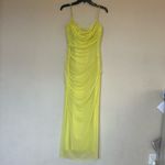 House Of CB House‎ of CB 'Nalini' Acid Lime Corset Maxi Dress NWOT size L Photo 4