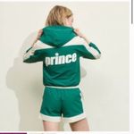 Prince Pickleball Set Jacket Full Zip Shorts Athleisure Hoodie Sporty Prep 2 pc Green Photo 1