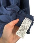 Cherokee Infinity Long Sleeve Scrub Top Navy Blue Medical Doctor Nurse Womens XL Photo 3