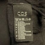 COS Sweater Black Relaxed V Neck Knit Long Sleeve Sweater Sz S EUC Photo 6