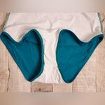 Tropical Floral Cut Out Tummy Teal Moderate Coverage 1pc Swimsuit SMALL Vacation Green Photo 8