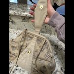 Venetto By Ami Kahn Made In USA Snakeskin Lambskin & Tapestry Purse Handbag Photo 9