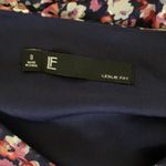 Leslie Fay  Floral Ruffle Hem Dress 8 Long Sleeve Boho Spring Garden Party Photo 3