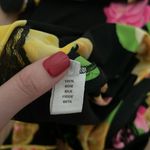 Vintage LEONARD Silk floral midi dress Size 2 Photo 8