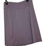 Athleta  Womens Bodega Hiking Skirt Large Purple Ruched Waistband Zipper Pocket Photo 0