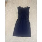 Boden‎ Blackberry Day Dress 6 Navy Pockets Preppy Blue Photo 3