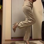 Vintage Satin cargo pants champagne beige size EU40 Size L Photo 8