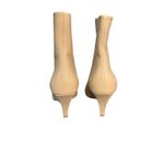 Bottega Veneta  NIB Pointed Leather Ankle Boots in Cane Sugar Size 39.5 Photo 9