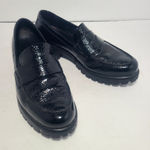 Ecco  Modtray Womens Leather Penny Loafer 7 7.5 Black Textured‎ Tray Tech Chunky Photo 0