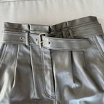 EXPRESS leather belted shorts Photo 2