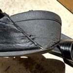 FitFlop  The Skinny Thong Sandals Leather Crocodile Microwobbleboard Adjustable 6 Photo 6