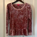 Betsey Johnson Pink Pajama Set Luxurious Velvet Comfort Photo 11