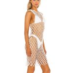 Revolve   The Alisa Mini Dress Coverup Pull-On White $218 Strong Net $$ Lovewave Photo 2