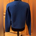 Banana Republic Factory Long Sleeve Quilted Crew Neck Sweatshirt Frigid Night SM Photo 5