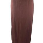 Urban Outfitters  Brown High Waisted Pull On Stretch Straight Maxi Skirt Size M Photo 0