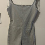 ZARA  Beige Bodying Denim Capsule Collection Romper. Size XS Photo 0