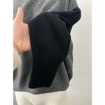 Vince  Colorblock Preppy Sweater L Classic Gray Navy Minimalist Academic Business Photo 3