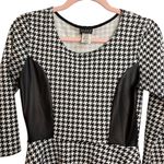 Joyce Leslie  Black and White Houndstooth Fit and Flare Swing Dress Photo 4