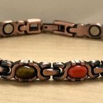 Copper Magnetic Link Stone Bracelet Photo 1