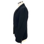 J.Crew  Eniko Seersucker One Button Blazer Suit Jacket Black Size 2 Photo 4