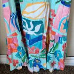 Paper Heart Anthropologie  colorful flower pot midi dress Photo 3