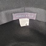 Kendall + Kylie  100% Wool Elegant Black Hat Photo 4