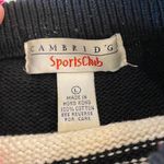 Cambridge Vintage ‎ Sports Club Retro Sweater Size Large Photo 2