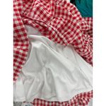 NWT Thirty Thirty LA Gingham Tiered Strapless Sundress Cottagecore Dress L Red Size L Photo 3