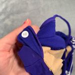 Lululemon  athletica Blue and White Striped Tank Top Photo 4