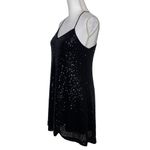 Marchesa Dress Pearl by Georgina Chapman Sequin Black Mini Dress, Size 2 Photo 3