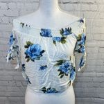 Kendall + Kylie Blouse Off the Shoulder Floral-Medium Photo 0