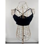 Victoria’s Secret Pink Crocheted Black Bralette Bra Womens Size Medium Photo 1