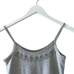 Banana Republic Gray Solid Embroidered Soft Essential Basic Camisole SZ M # 1603 Photo 1
