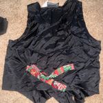 Holiday Ornament Women's Vest Red Photo 4