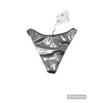 Good American  Foil Better Bikini Rev Bottom Stormy Foil 1 US S Photo 2
