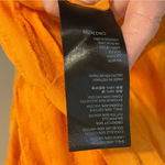 Anthropologie Maeve-  Vibrant Orange V-Neck Tunic Small Photo 4